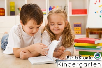 What to know for kindergarten